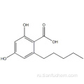 бета-резорциклическая кислота, 6-пентил-CAS 491-72-5